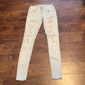 American Eagle ripped jeans